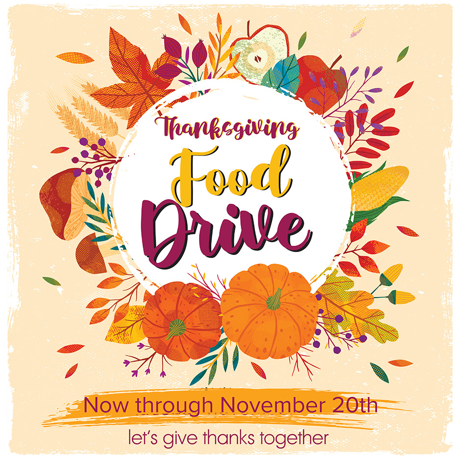 thanksgiving food drive 2025 web and insta